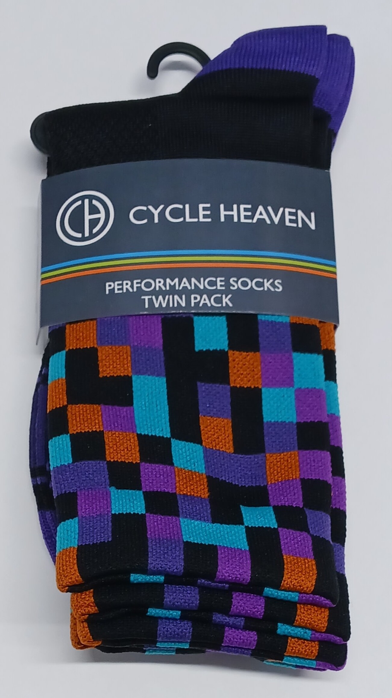 Cycle Heaven Cycle Heaven CH Performance Sock, Twin Pack - Nebula