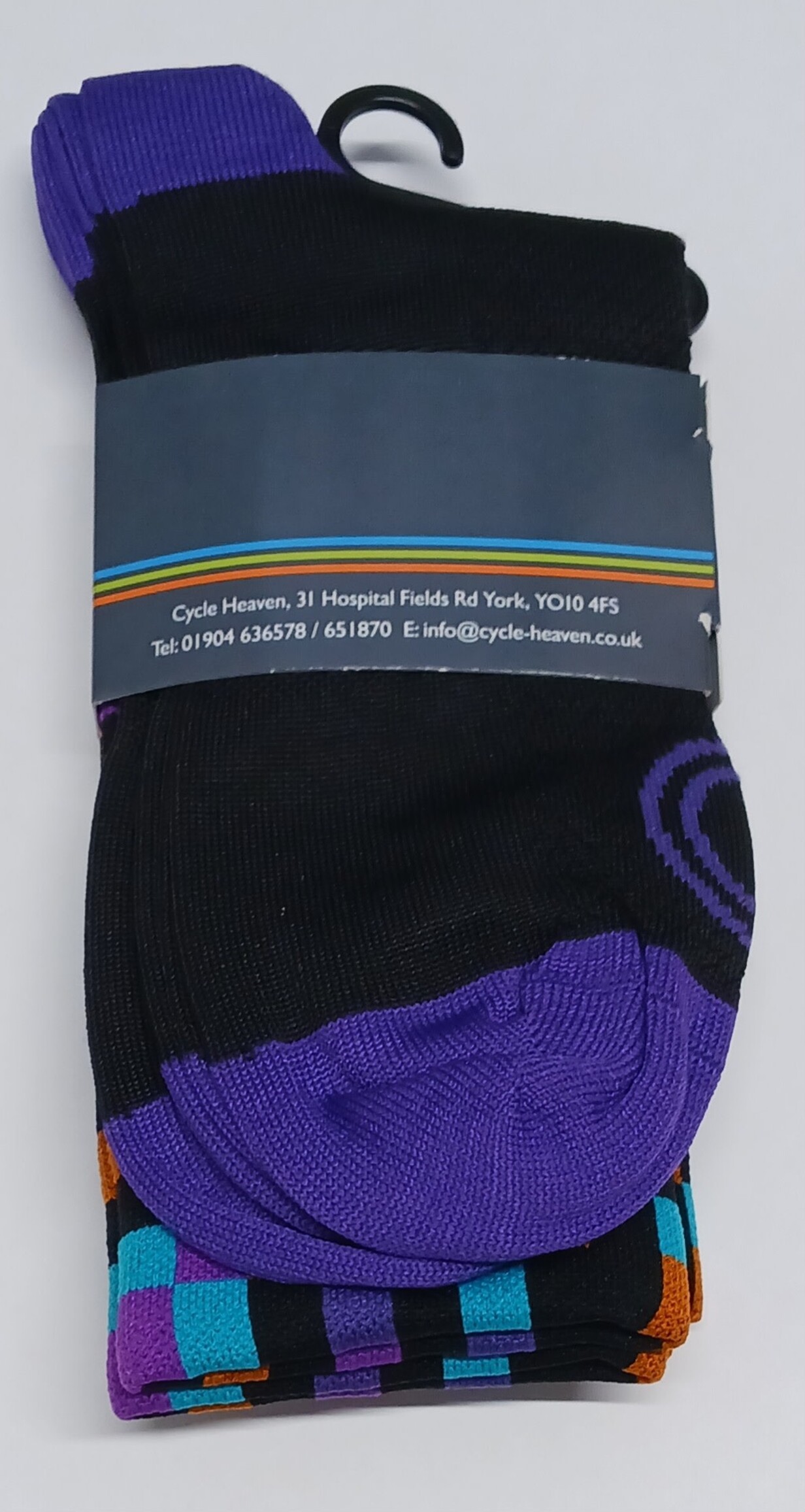 Cycle Heaven Cycle Heaven CH Performance Sock, Twin Pack - Nebula