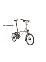 Brompton Brompton C-Line 12 speed - Low - Dune Sand/Matt Black - with rack and Dynamo Upgrade