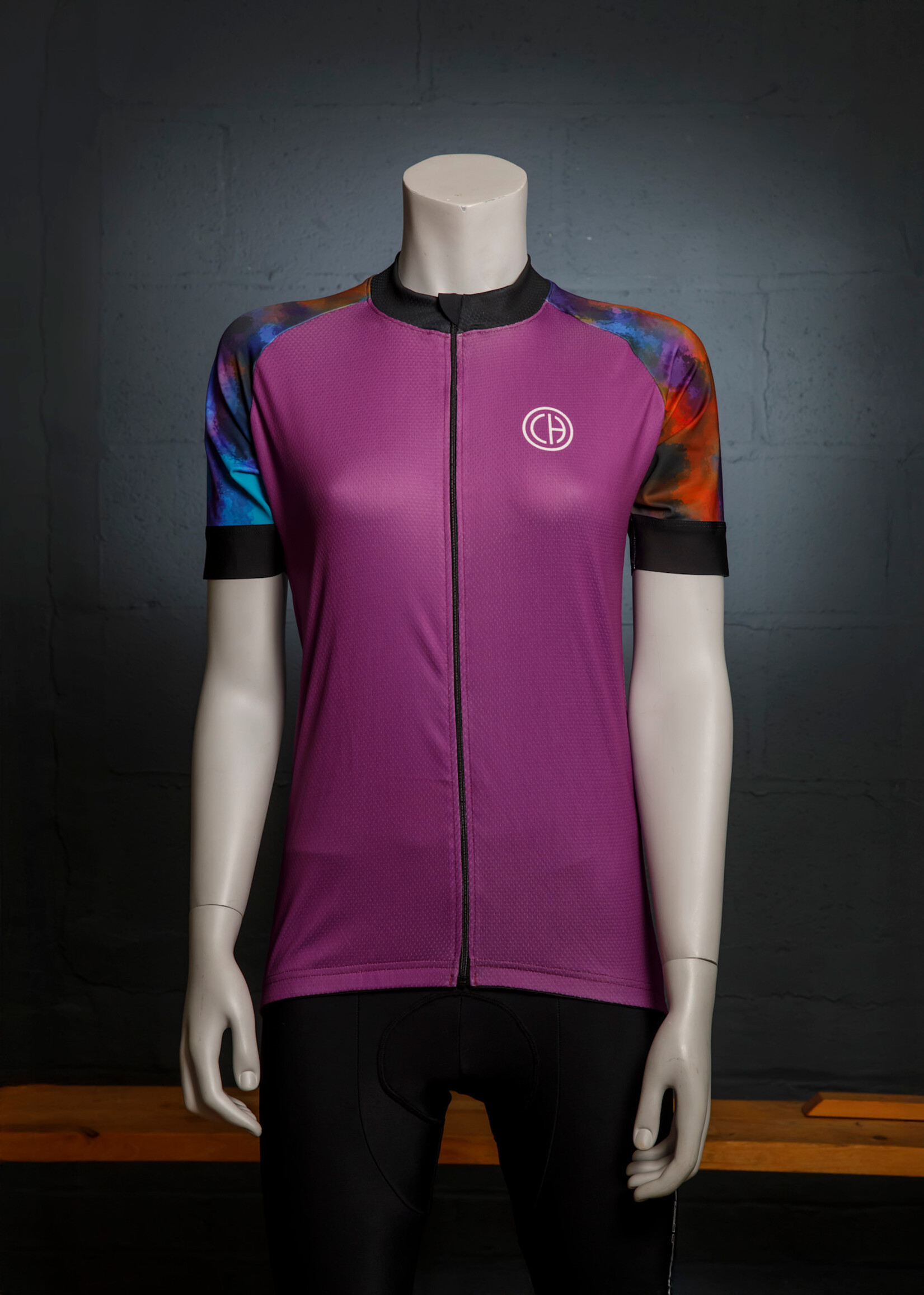 Cycle Heaven CH Womens Jersey - Performance Semi-form fit - Nebula Fuscia