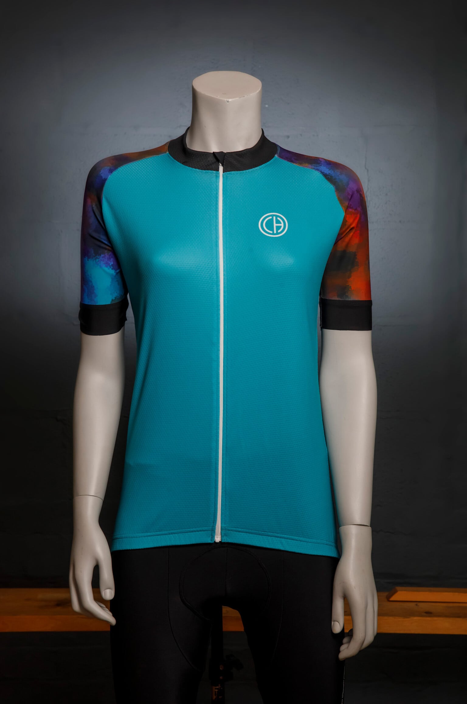 Cycle Heaven CH Womens Jersey - Performance Semi-form fit -Nebula Turquoise
