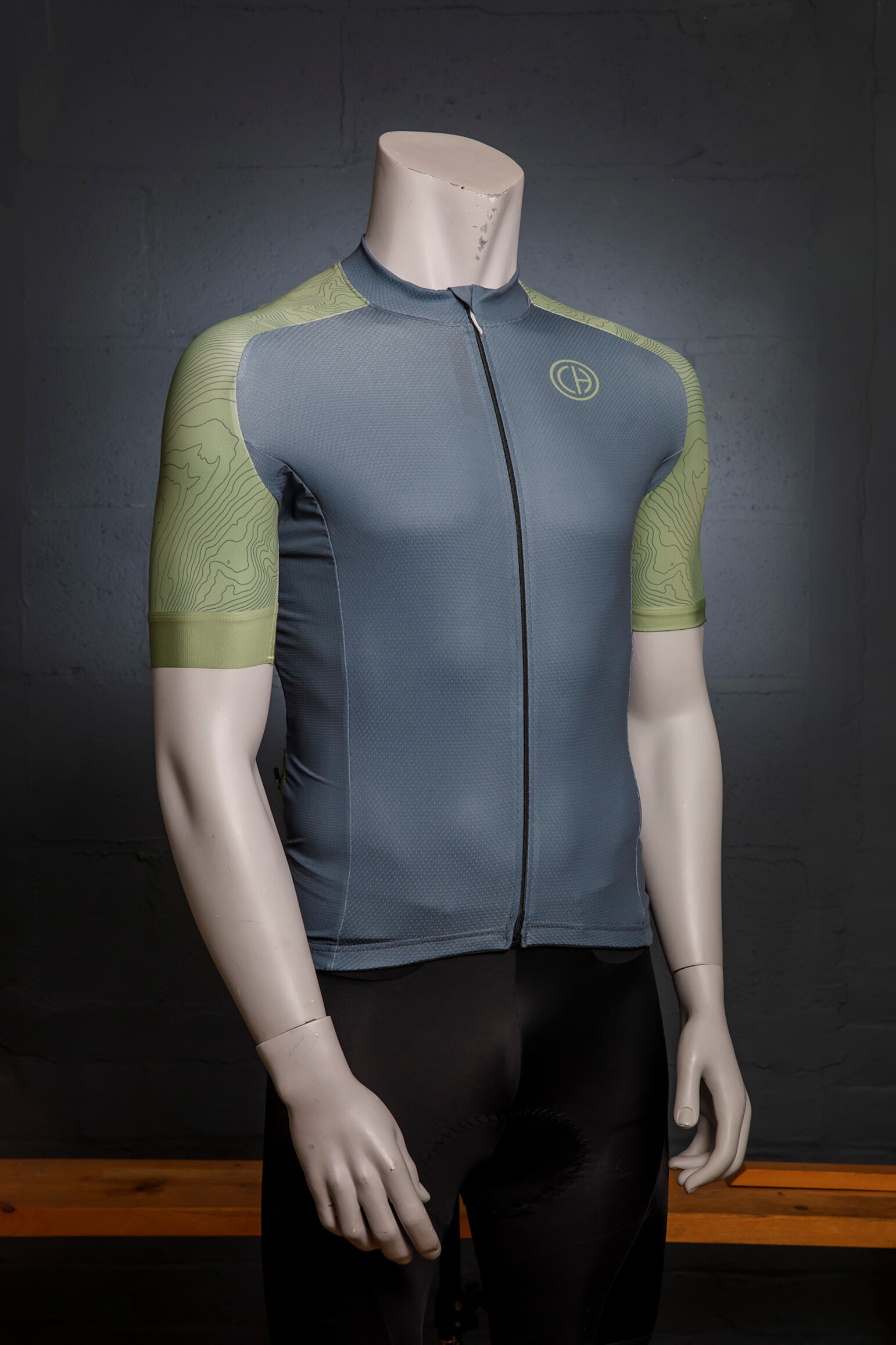 Cycle Heaven CH Mens Jersey - Performance Semi-form fit - Contour Grey