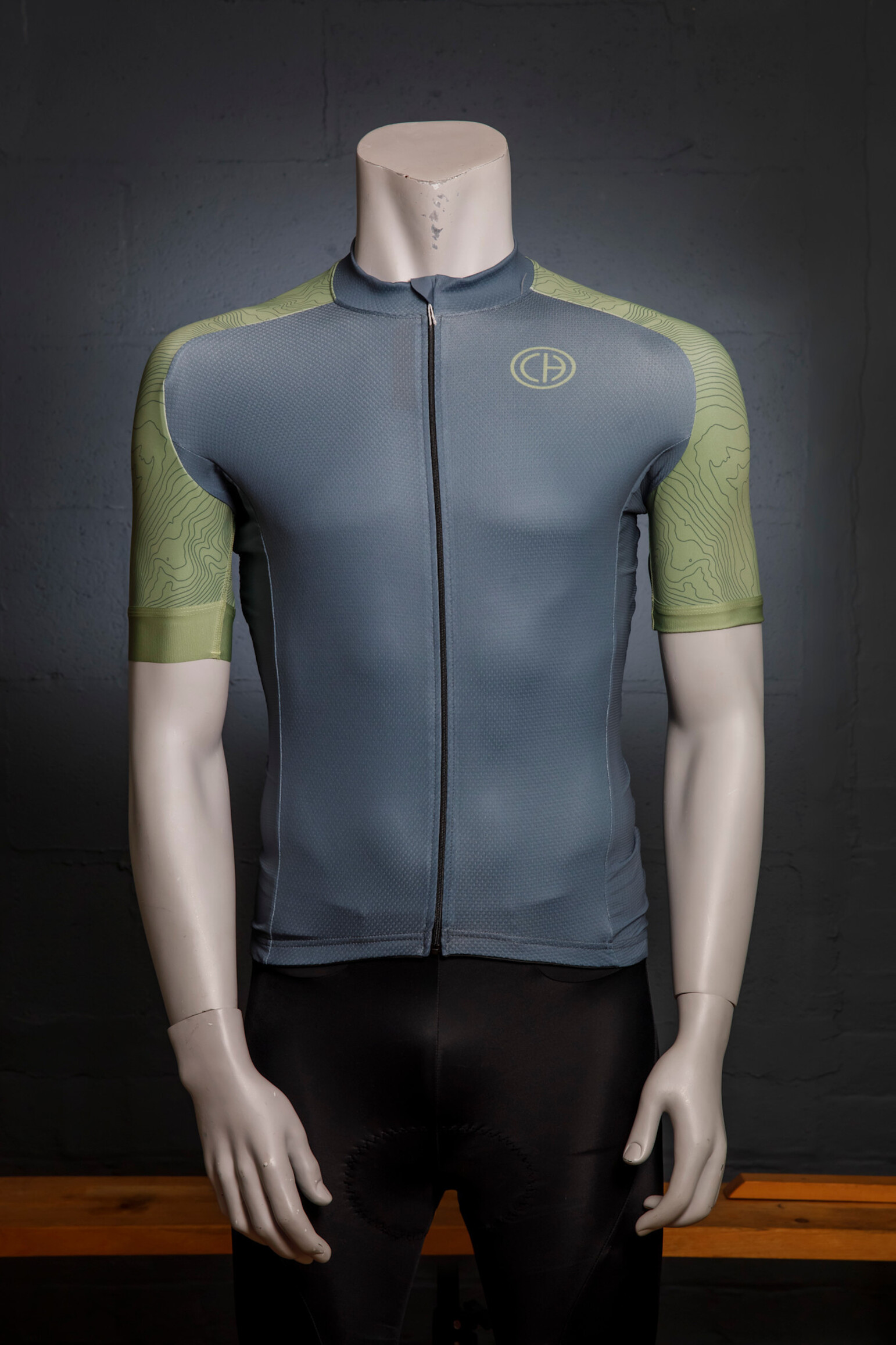 Cycle Heaven CH Mens Jersey - Performance Semi-form fit - Contour Grey