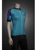 Cycle Heaven CH Womens Jersey - Performance Semi-form fit -Nebula Turquoise