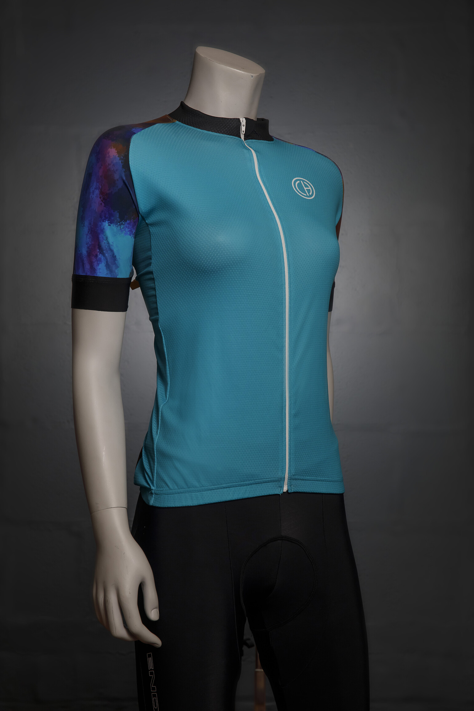 Cycle Heaven CH Womens Jersey - Performance Semi-form fit -Nebula Turquoise