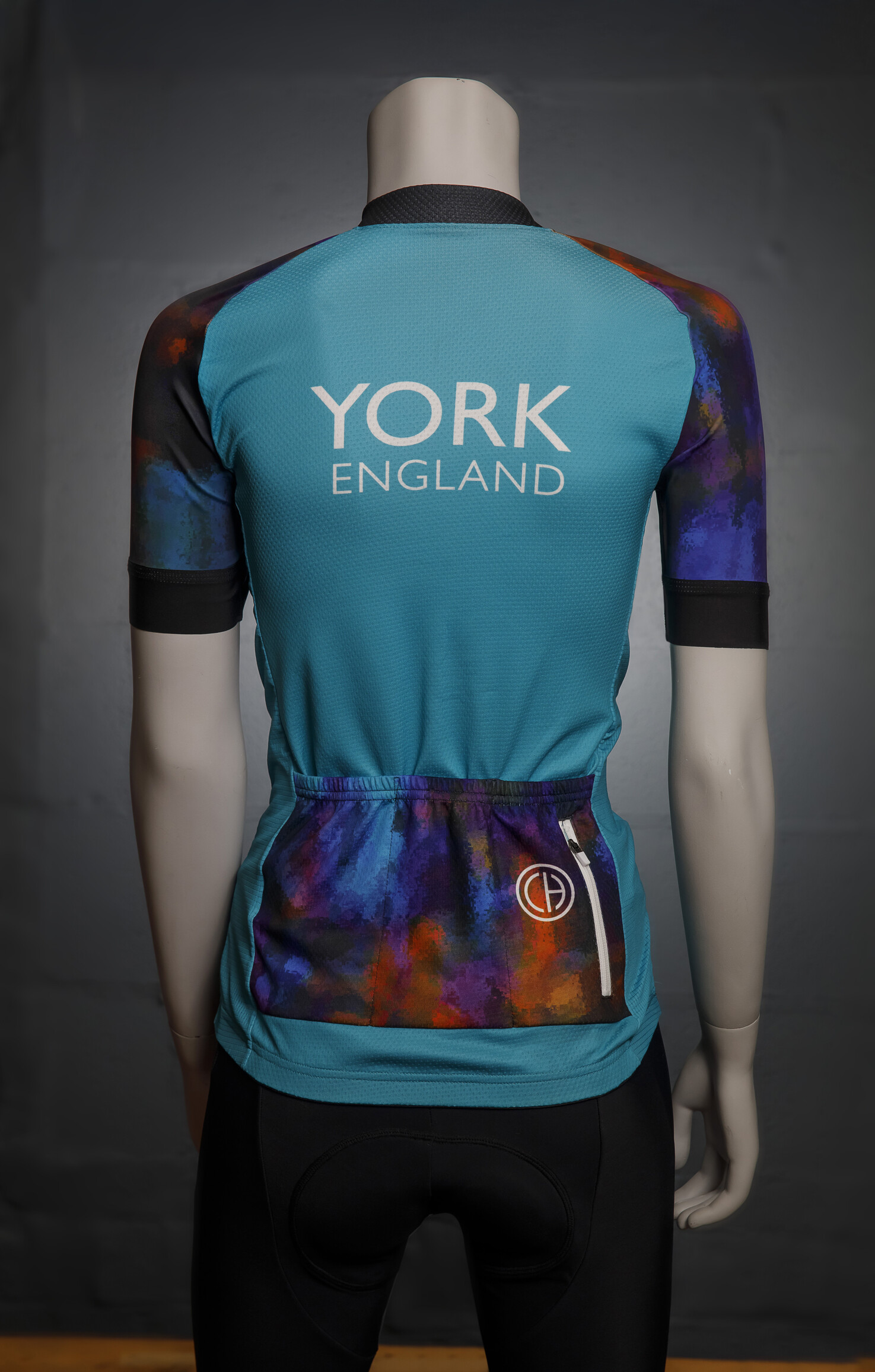 Cycle Heaven CH Womens Jersey - Performance Semi-form fit -Nebula Turquoise