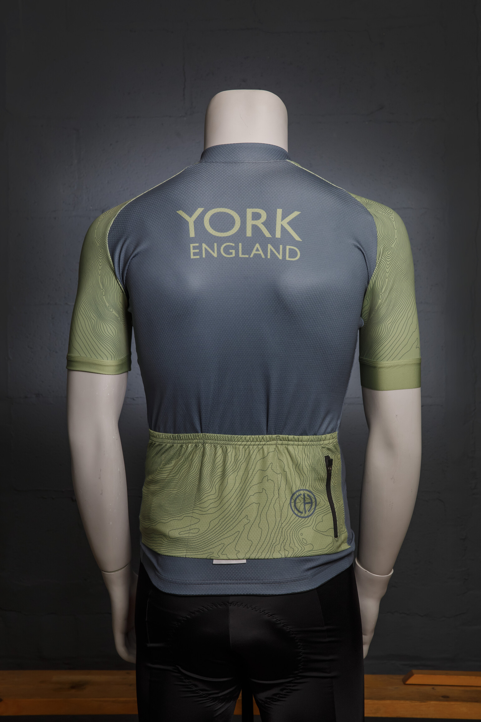 Cycle Heaven CH Mens Jersey - Performance Semi-form fit - Contour Grey