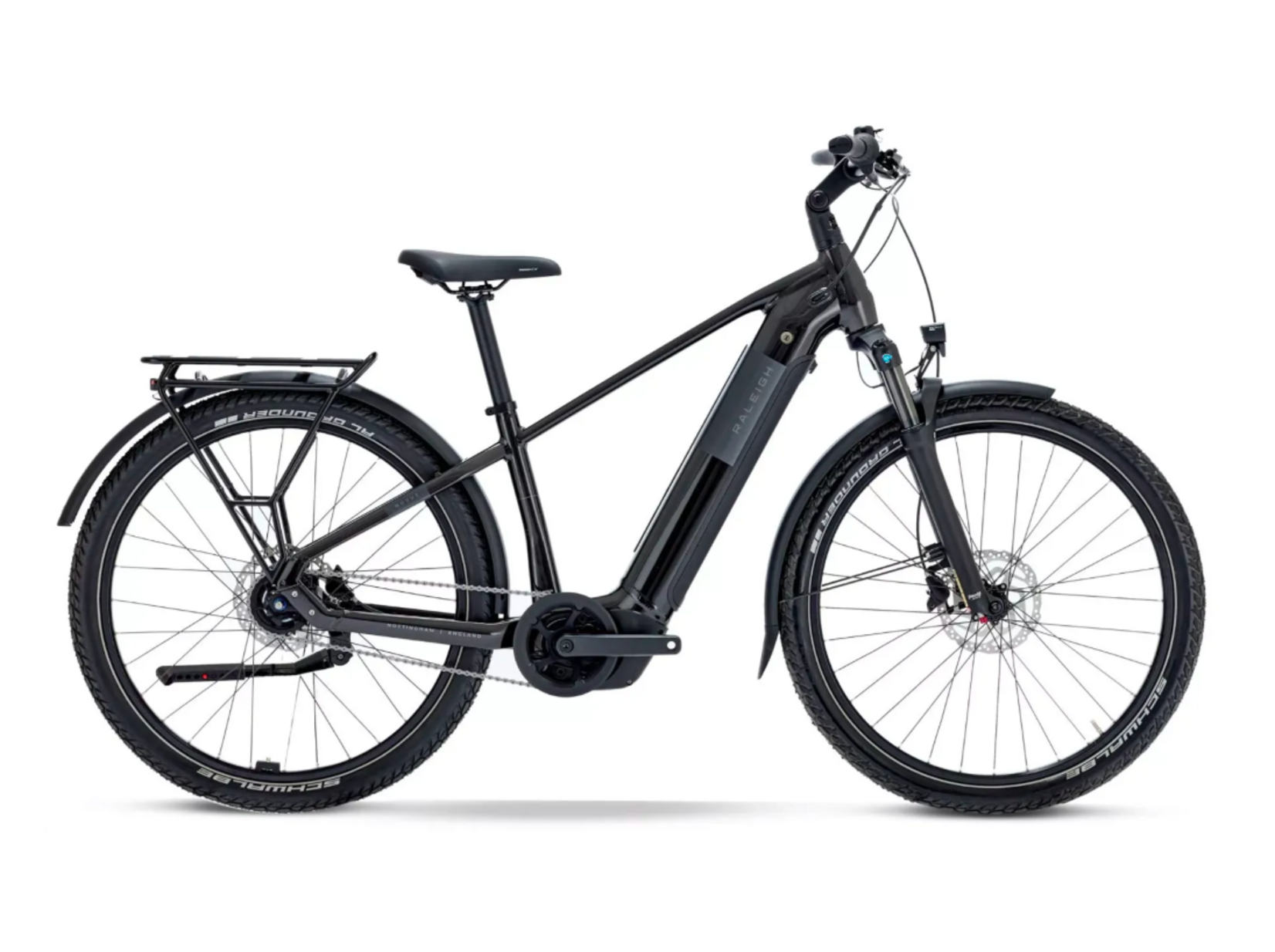 Raleigh Raleigh Novus Hub - 600Wh - High Step - Onyx Black - LG, 50cm