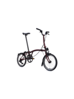 Brompton Brompton C-Line 12 speed - Mid - Plum Red/Plum Red -  Rack - Marathon - Extended seatpost