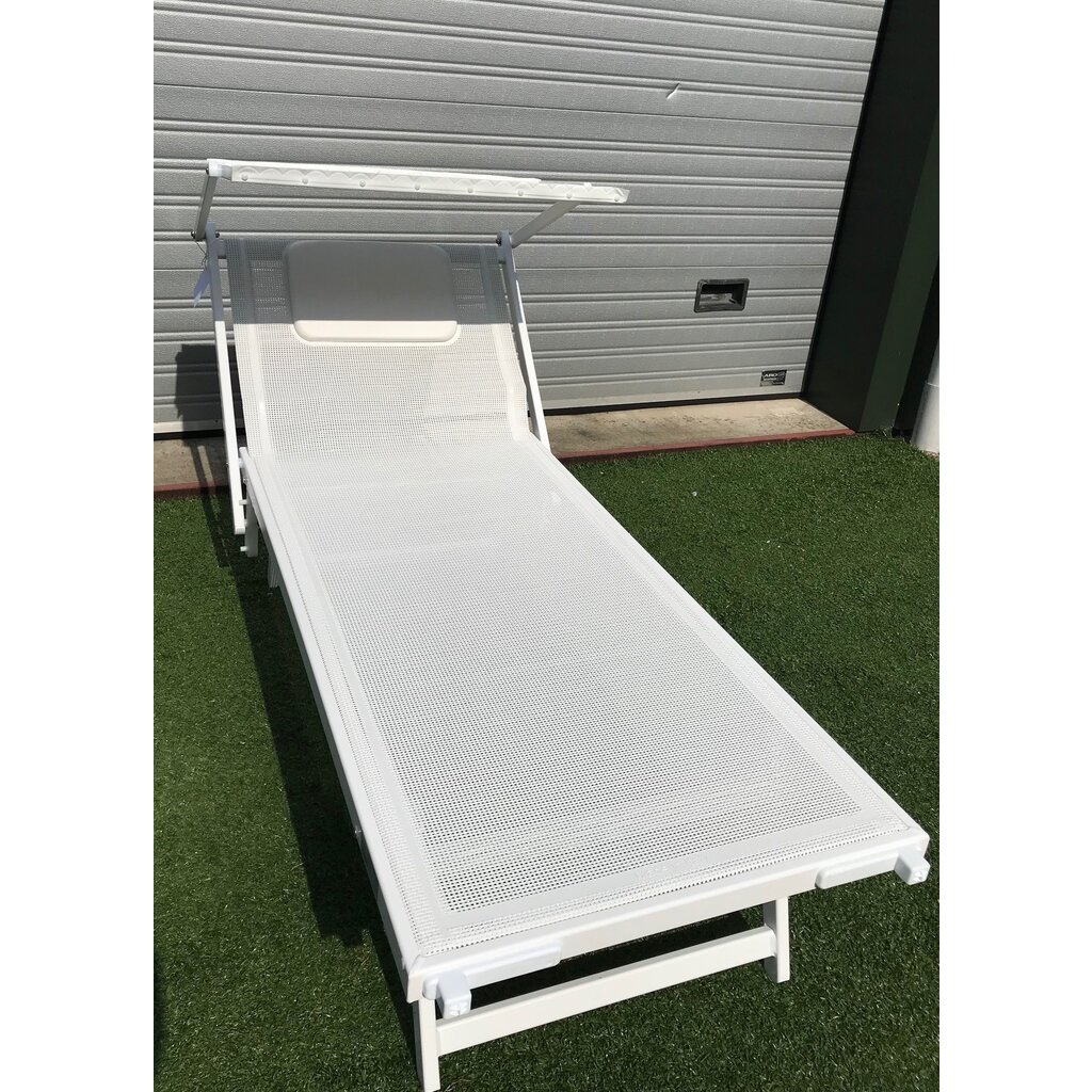 Italië design Inklapbaar ligbed Lusso aluminium XL comfort SALE