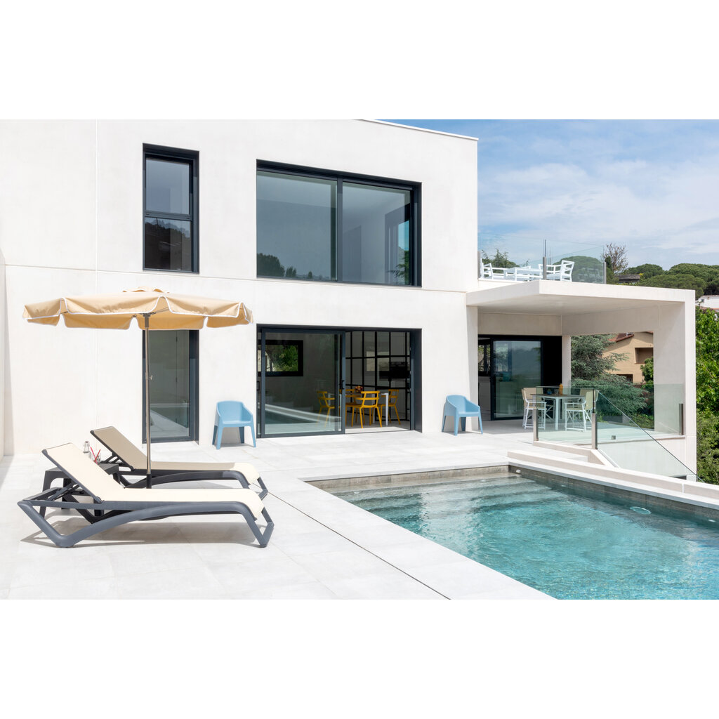 Resol Ligbed Sky Club wit frame met textileen SALE