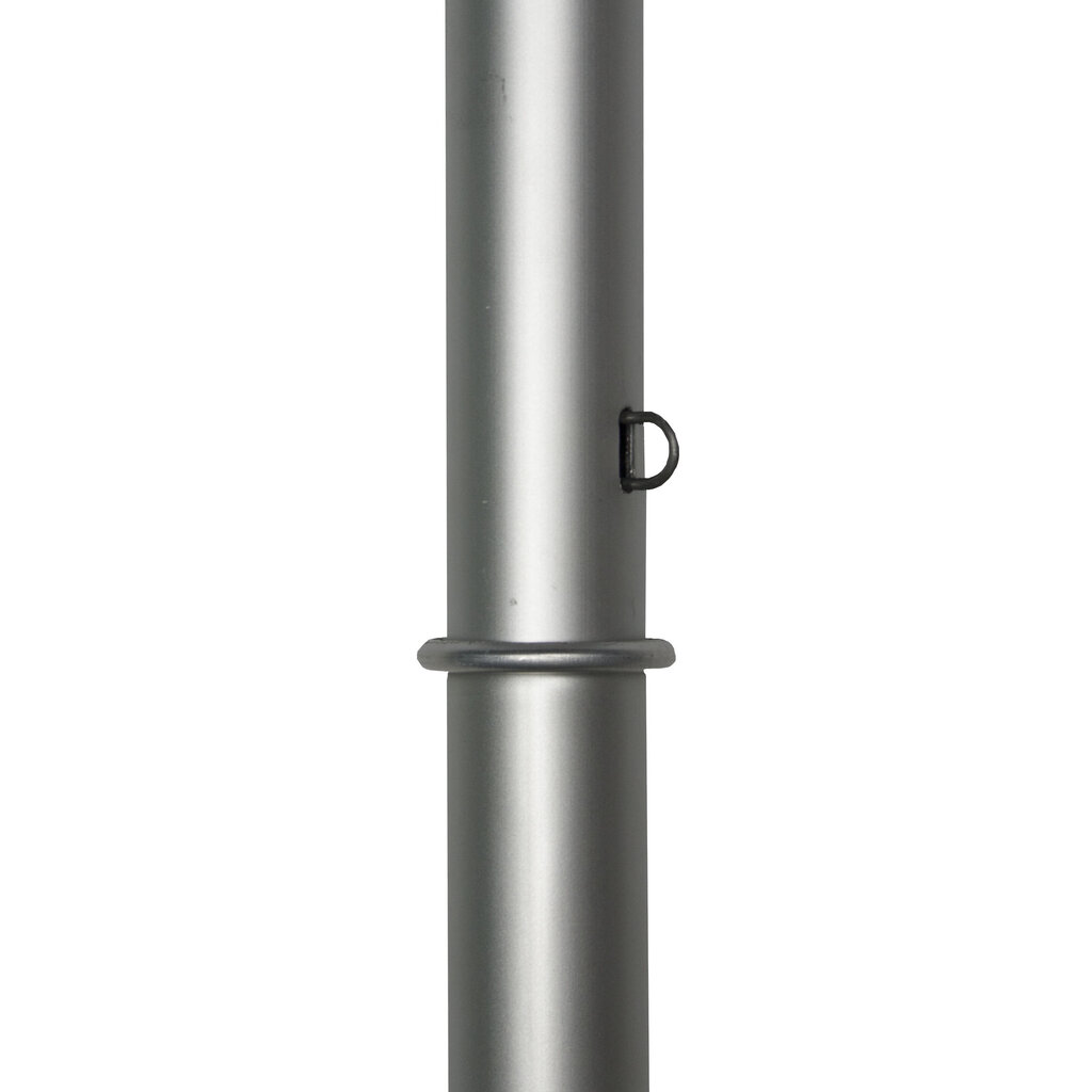 Ligbedshop Lusso parasol met ecru doek en aluminium staander