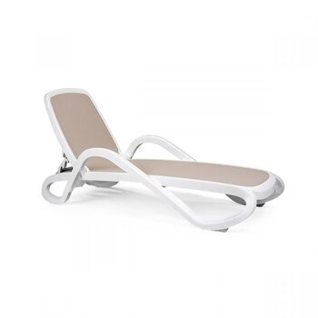 Nardi Ligbed Alfa wit frame - textileen