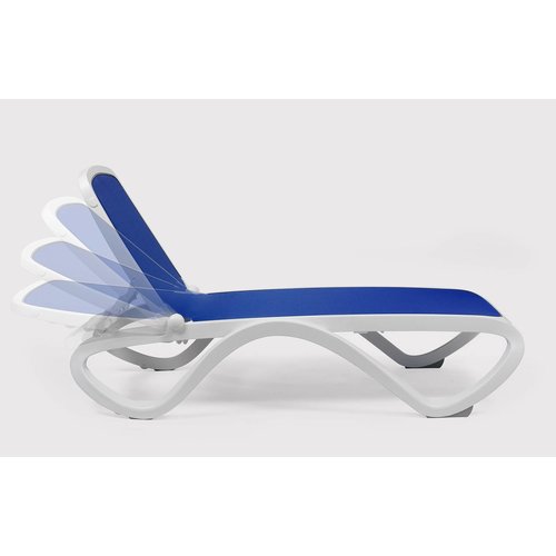 Nardi Ligbed Omega wit frame - textileen Nardi Ligbed Omega wit frame - textileen