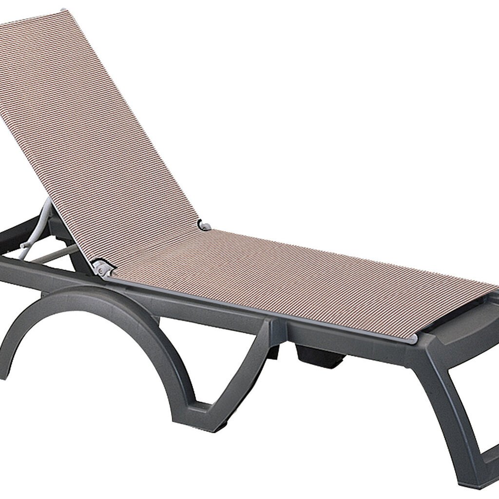 Grosfillex Ligbed Jamaica beach gekleurd frame met textileen