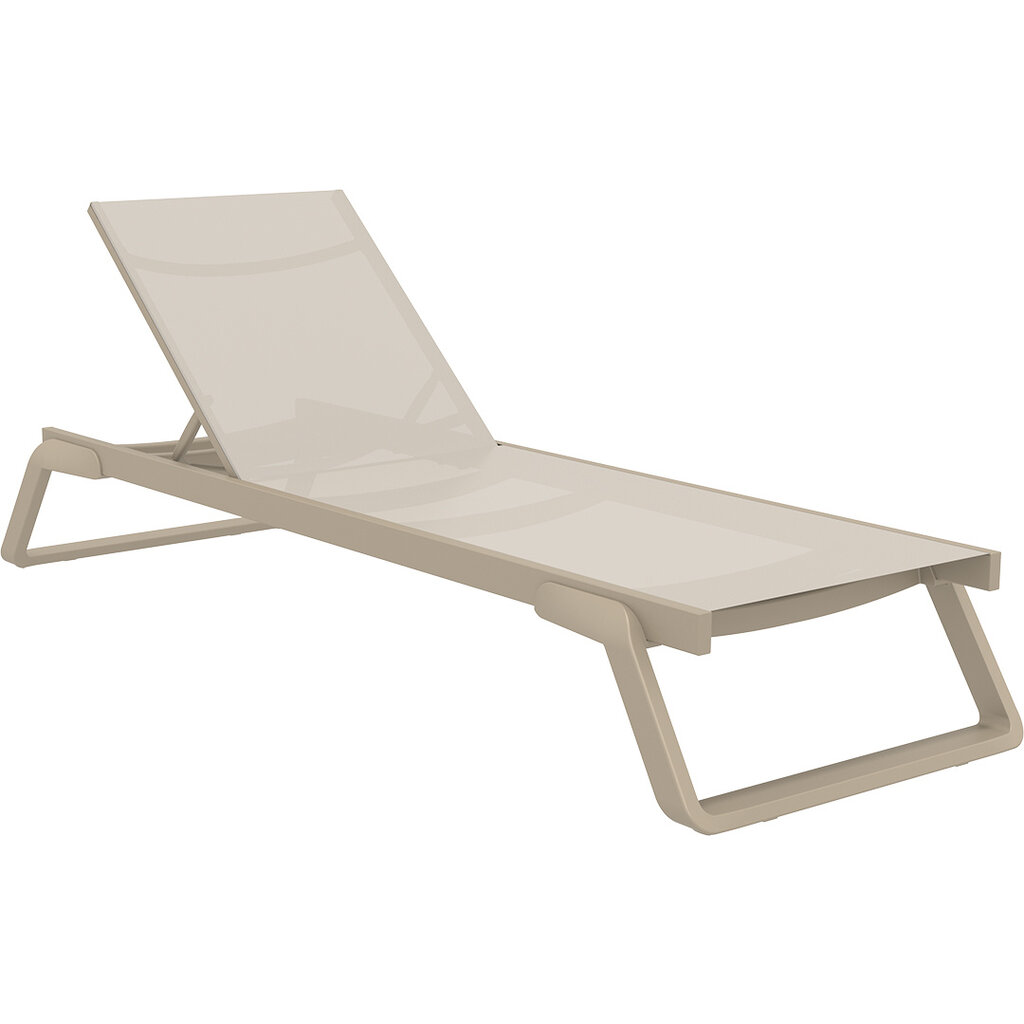 Siesta Ligbed Tropic aluminium frame en kunststof poten met textileen