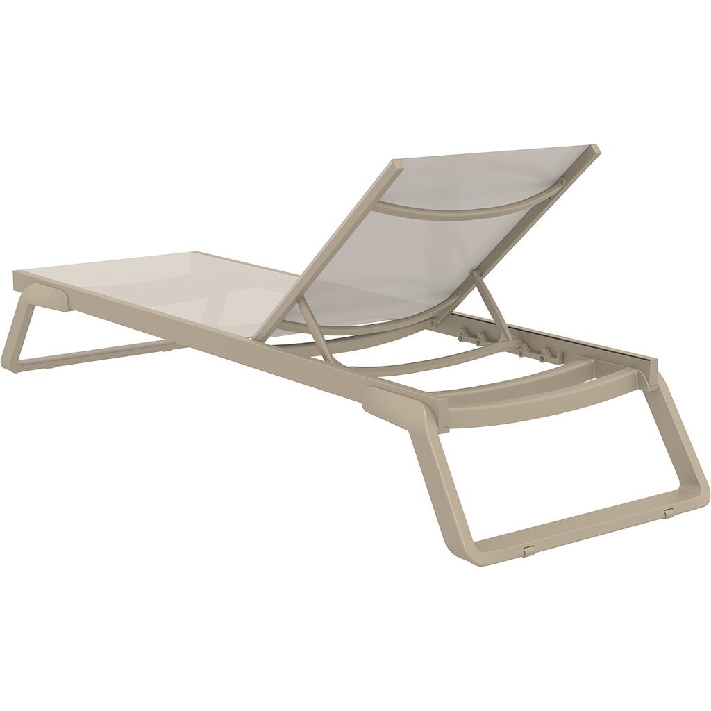 Siesta Ligbed Tropic aluminium frame en kunststof poten met textileen