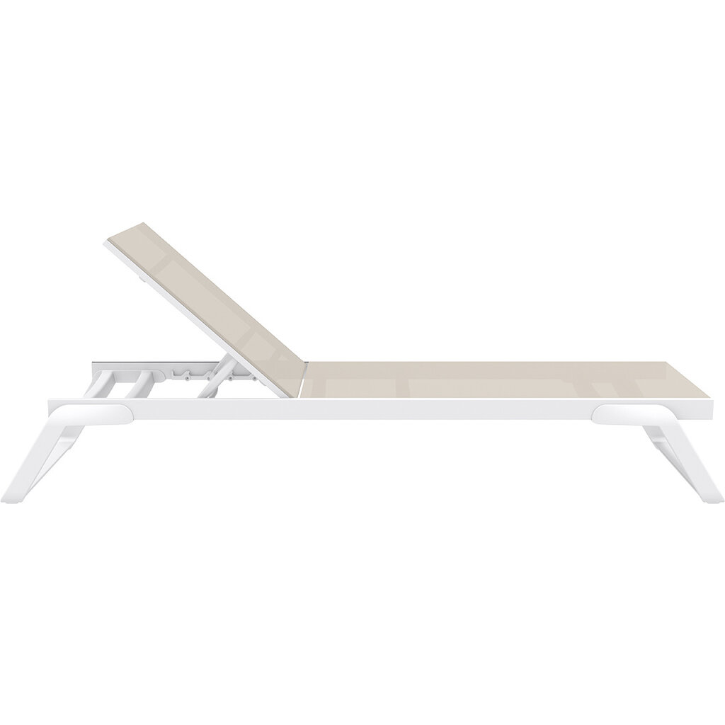 Siesta Ligbed Tropic aluminium en kunststof delen met textileen