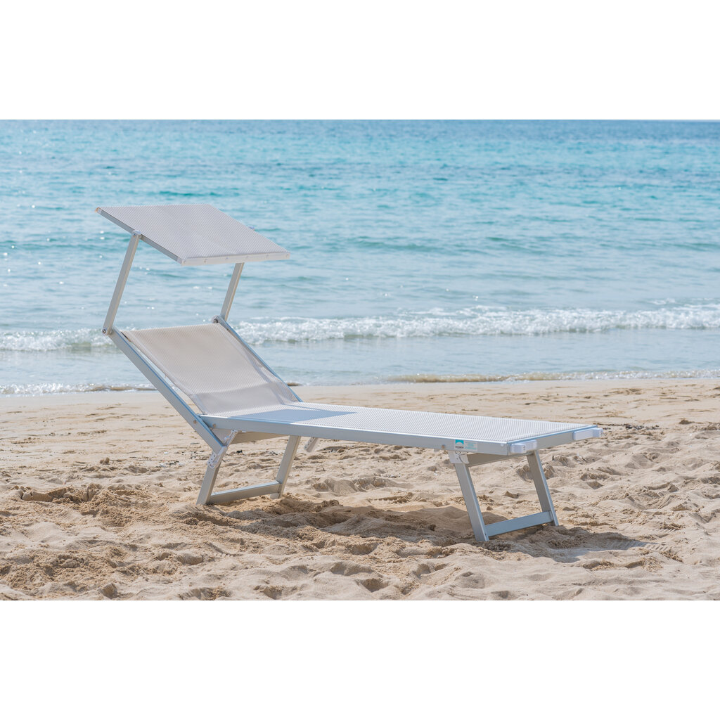 Italië design Inklapbaar ligbed Lusso aluminium XL comfort SALE