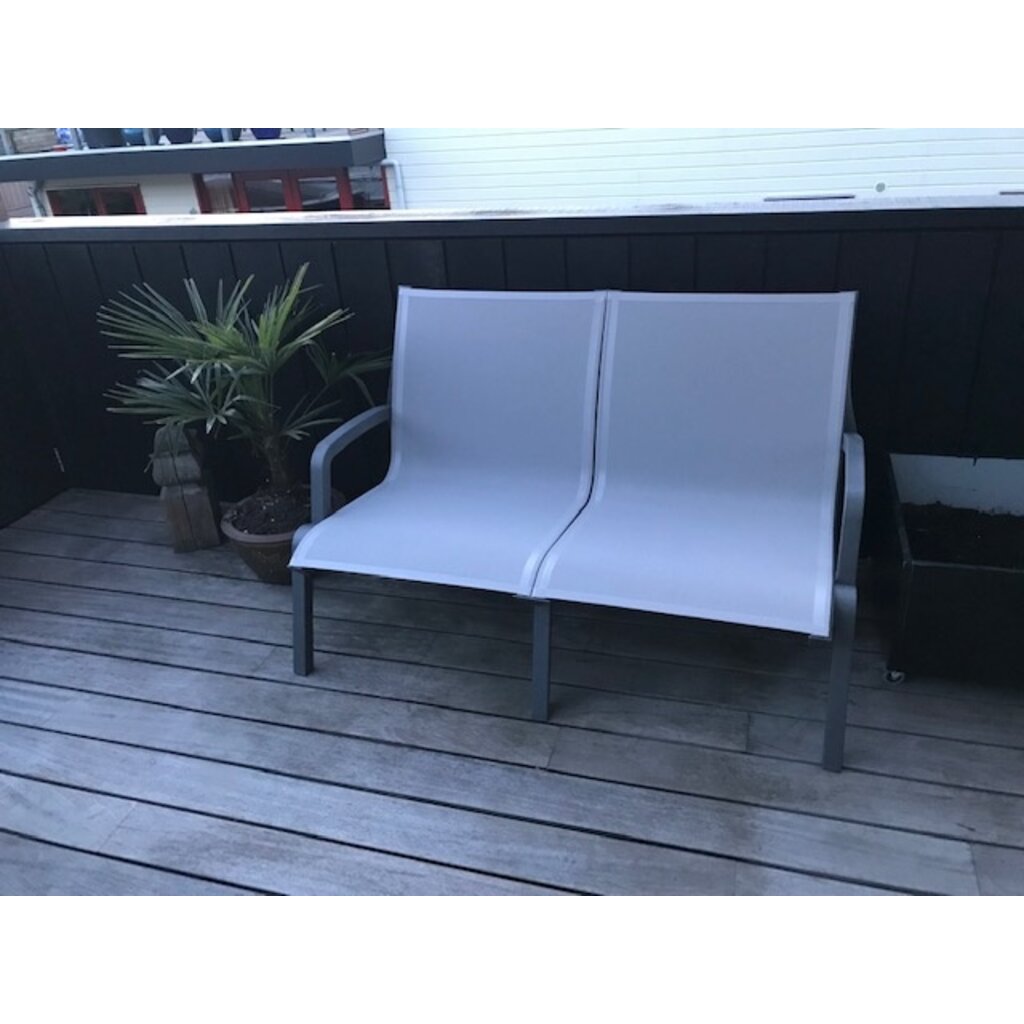 Grosfillex Loungebank Sunset 2-zitter met textileen