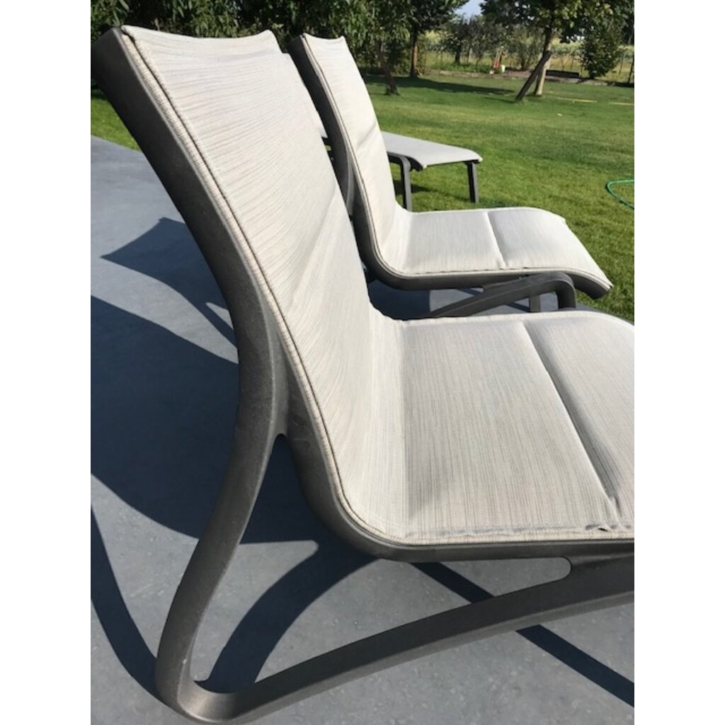 Grosfillex Loungebank Sunset comfort 2-zitter met textileen