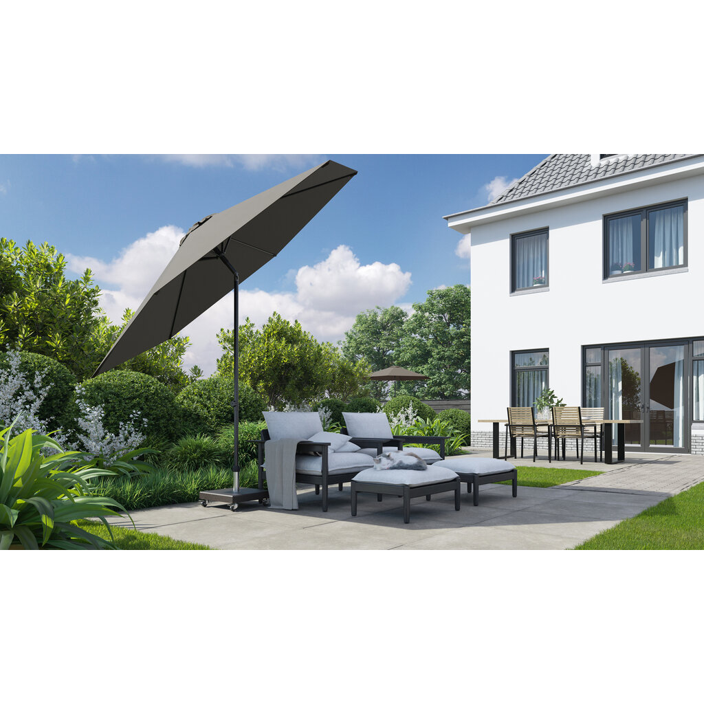 Platinum Ronde middenstok parasol Lisboa 250 of 300 cm