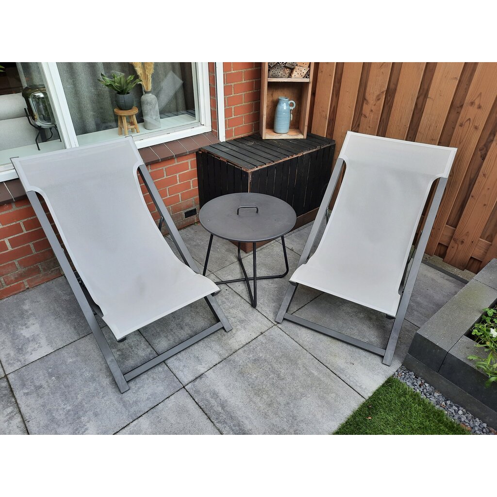 Grosfillex Deckchair Sunset high tech composiet met textileen - Copy