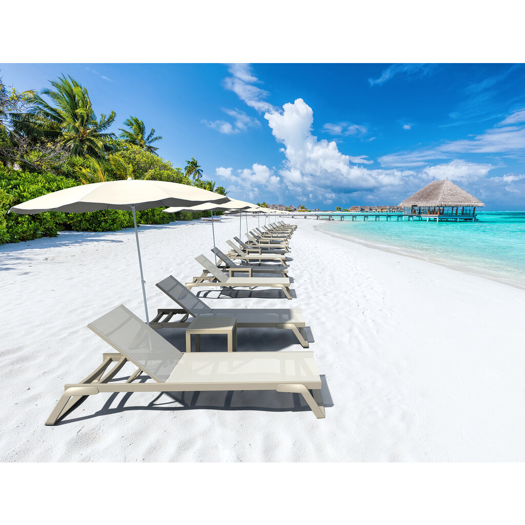Siesta Ligbed Tropic aluminium en kunststof delen met textileen