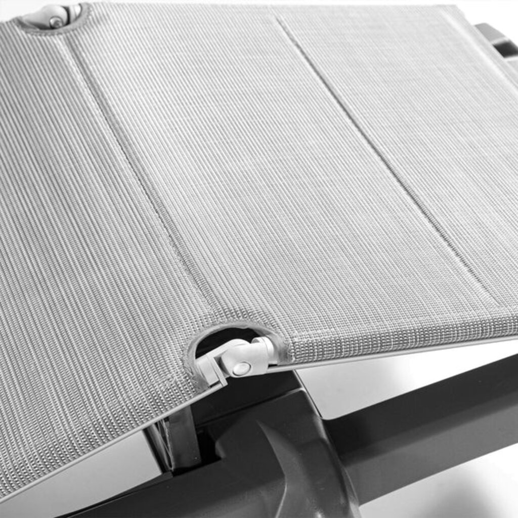Grosfillex Ligbed Bali comfort knieverstelling en luxe textileen