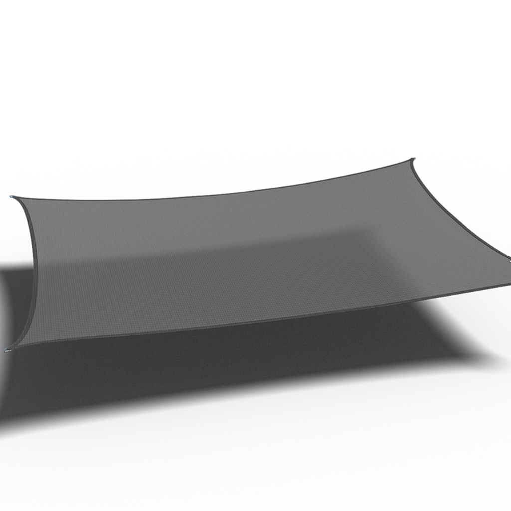 Platinum Rechthoek schaduwdoek Coolfit