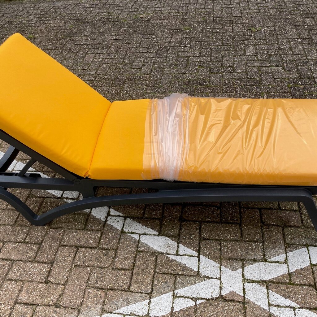 Ligbedshop Ligbedkussen strak dralon comfort 8cm sunflower