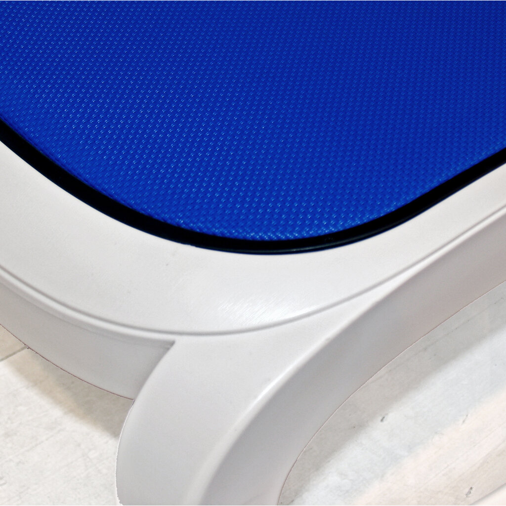 Nardi Ligbed Alfa wit frame - textileen en armleuning