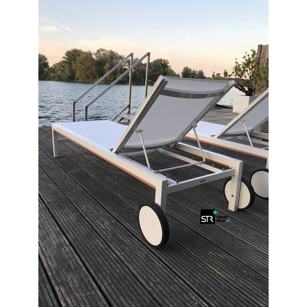 Resol Los textileen voor ligbed Shio wit