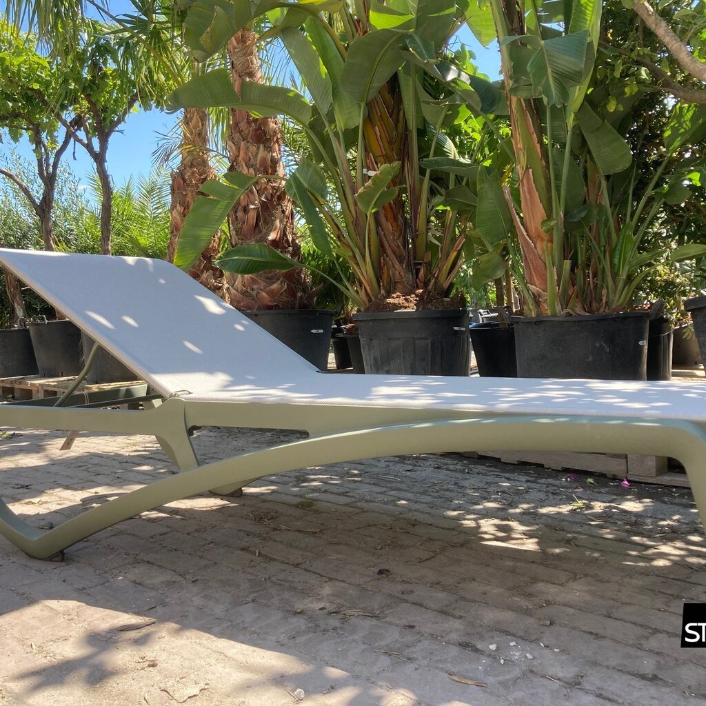 Grosfillex Ligbed Sunset XL composiet frame met aluminium ECO Green