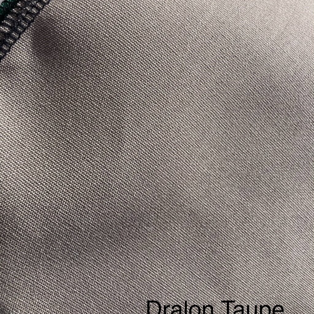 Ligbedshop Strak afgewerkt dralon stof ligbedkussen taupe