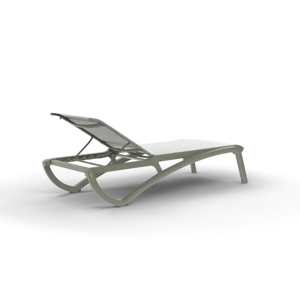 Grosfillex Ligbed Sunset XL composiet frame met aluminium ECO Green