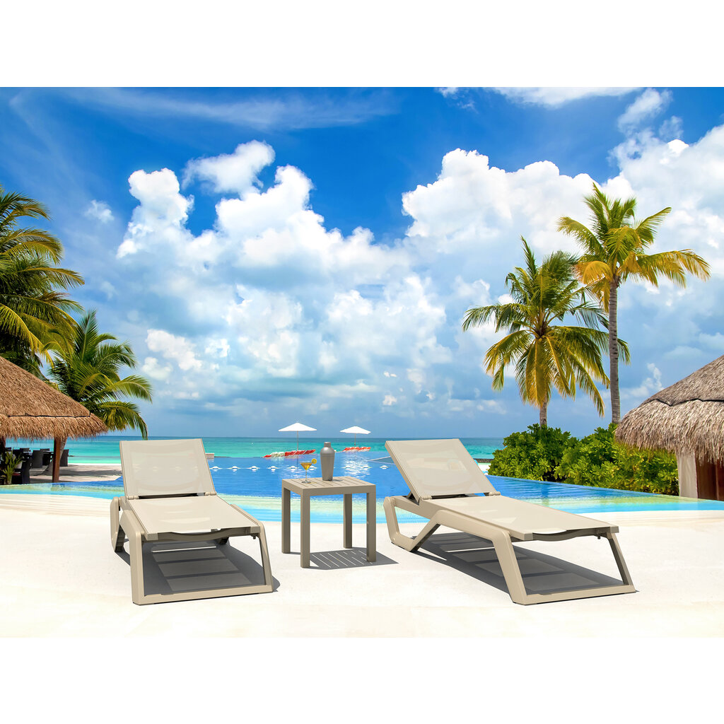 Siesta Stapelbaar ligbed Rio kunststof frame met textileen bespanning