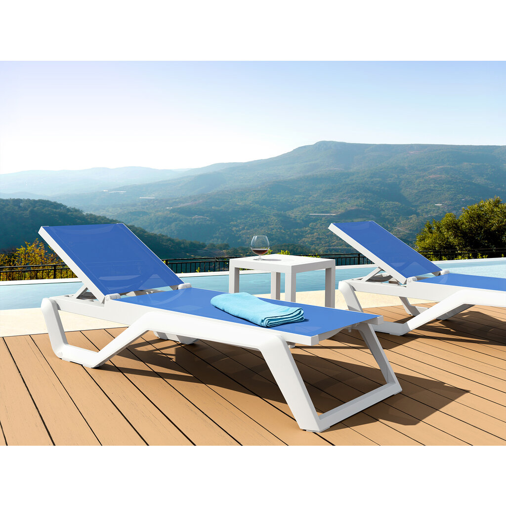 Siesta Stapelbaar ligbed Rio kunststof frame met textileen bespanning