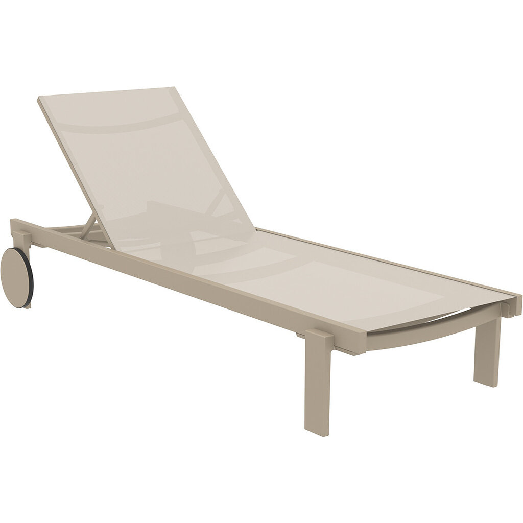 Siesta Stapelbaar strak ligbed Casablanca aluminium met textileen bespanning