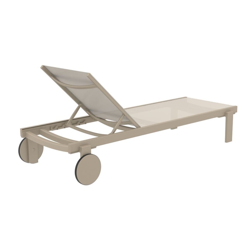 Siesta Stapelbaar strak ligbed Casablanca aluminium met textileen bespanning