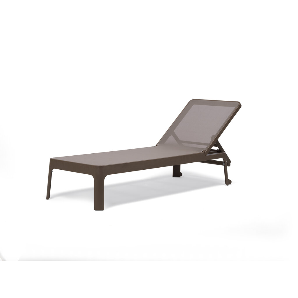 Nardi Lang modern ligbed Plano van sterk kunststof met ademend textileen
