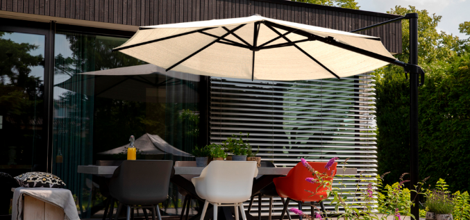 Parasols onderhouden en opbergen