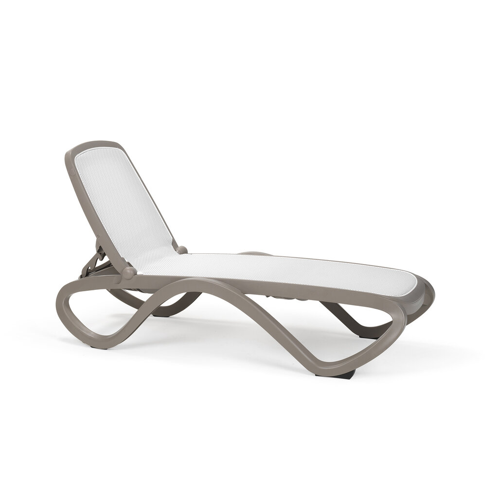 Nardi Ligbed Omega gekleurd frame - textileen extra hoog