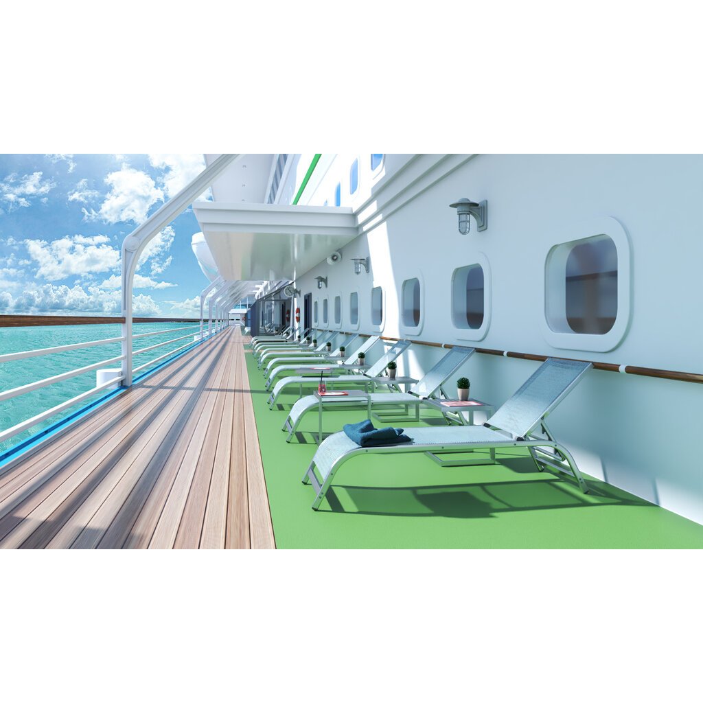 Ramberti Ligbed Santorini hoogwaardig aluminium met textileen