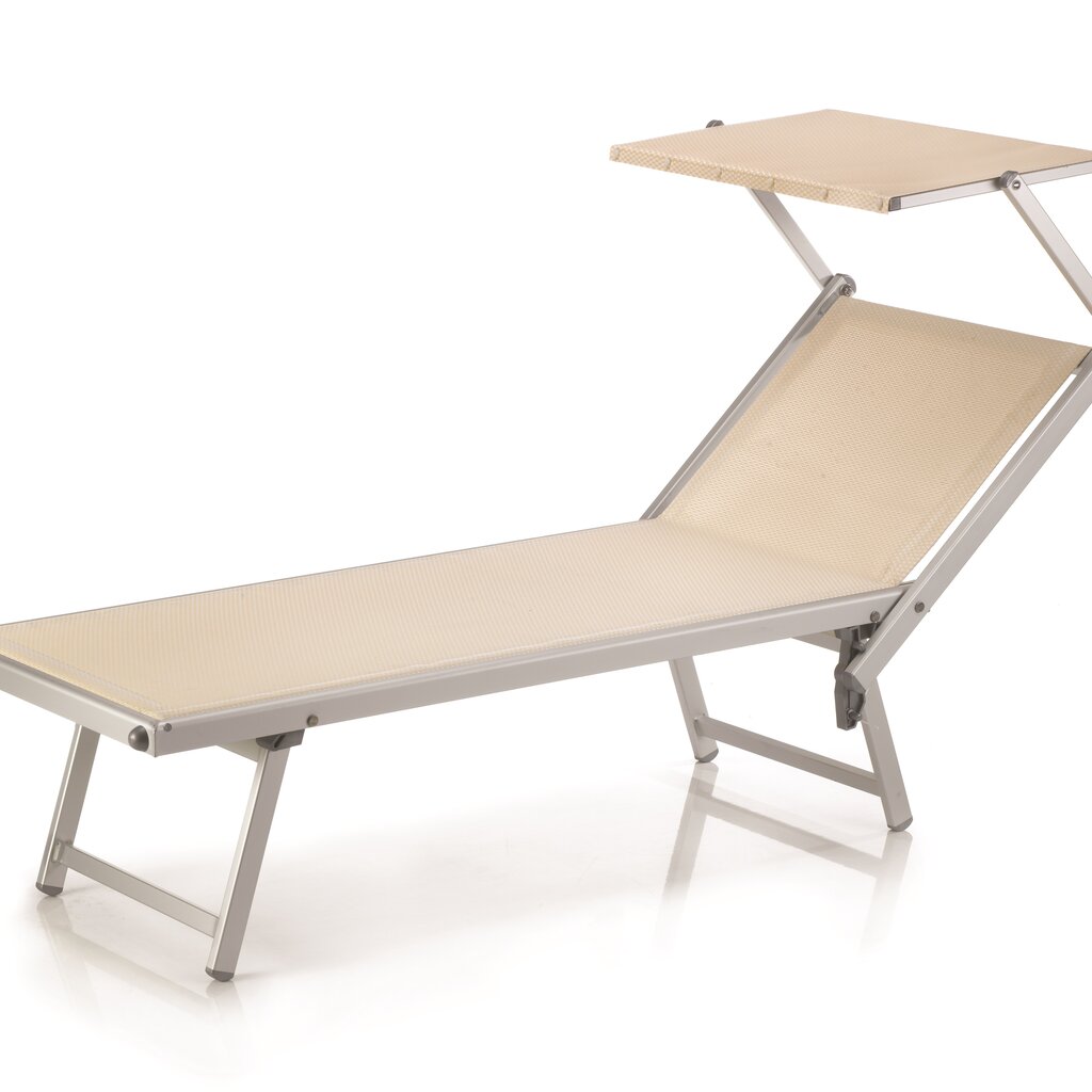 Ramberti Inklapbaar Italiaans ligbed Base aluminium met luifel