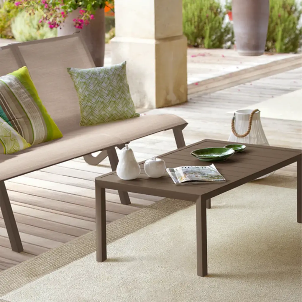 Grosfillex Mooie aluminium salontafel Sunset  SALE