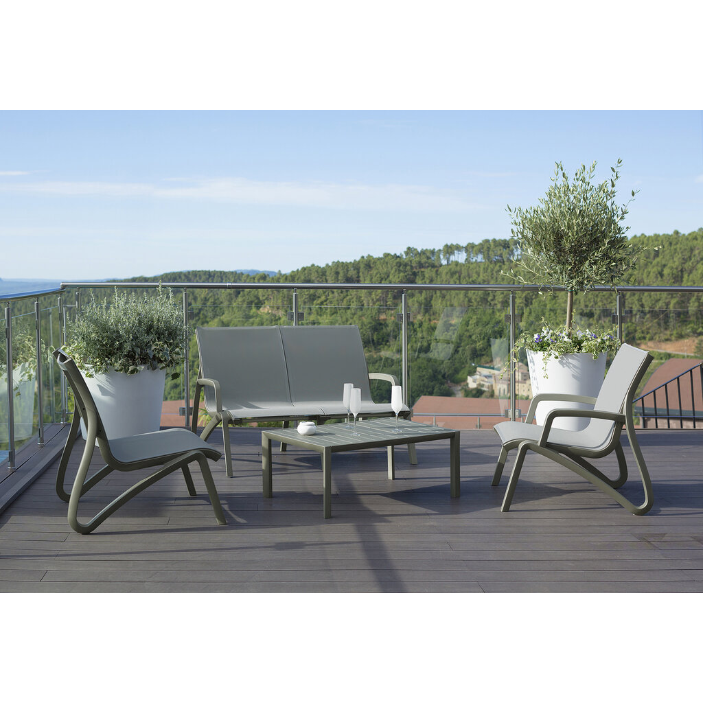 Grosfillex Mooie aluminium salontafel Sunset