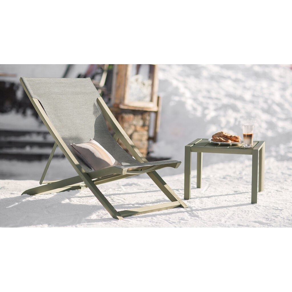 Grosfillex Deckchair Green Edition Sunset high tech composiet