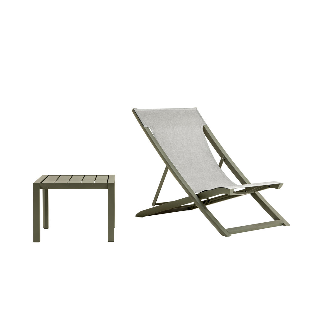 Grosfillex Deckchair Green Edition Sunset high tech composiet