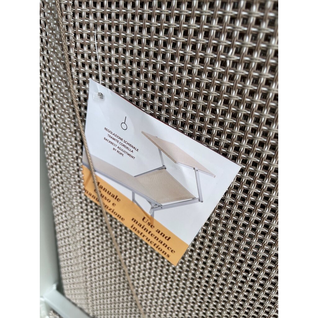 Ramberti Inklapbaar Italiaans ligbed T3 aluminium met luifel